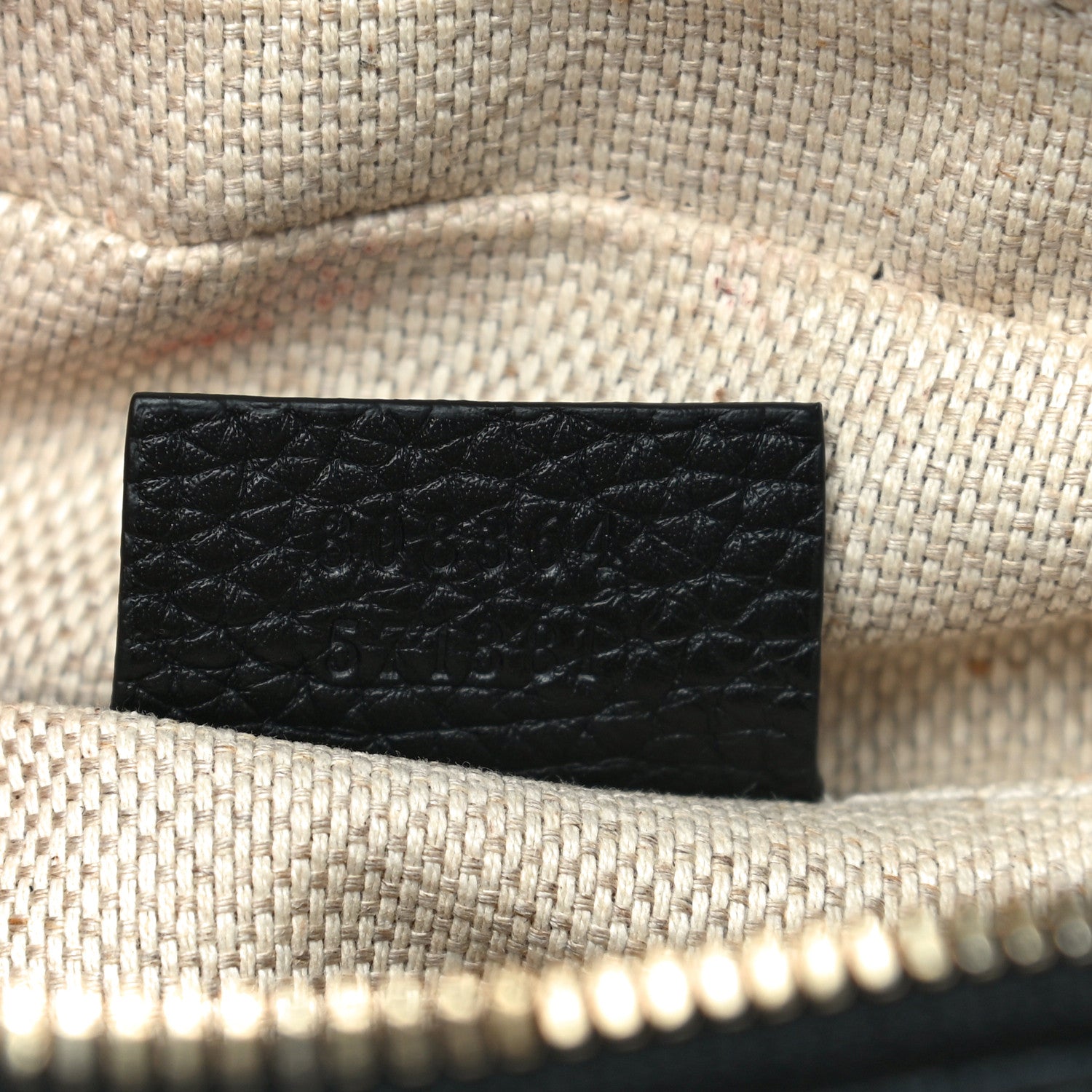 Gucci Pebbled Calfskin Small Soho Disco Bag Black 6 of 14