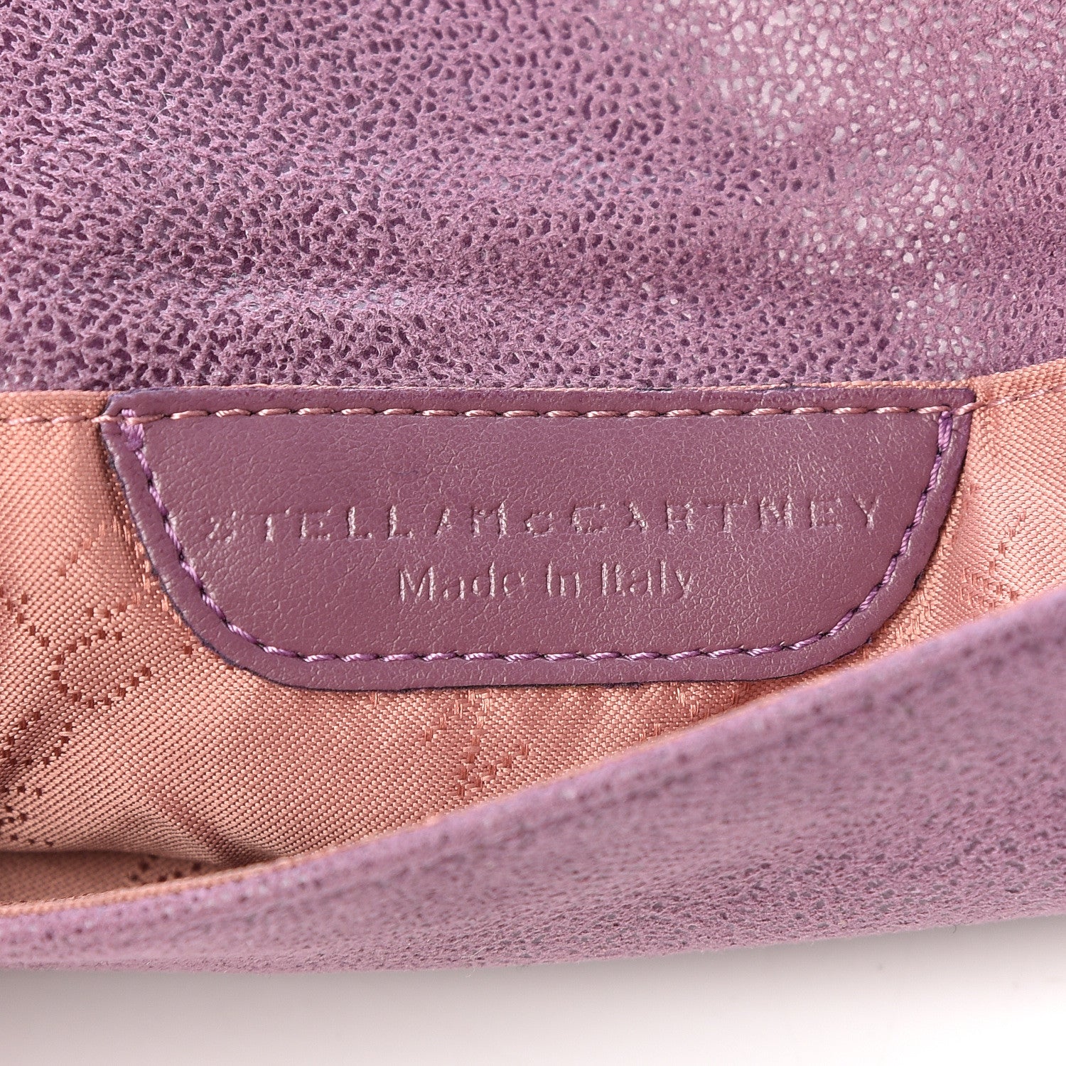 Stella McCartney Shaggy Deer Falabella Mini Crossbody Bag Purple 6 of 9