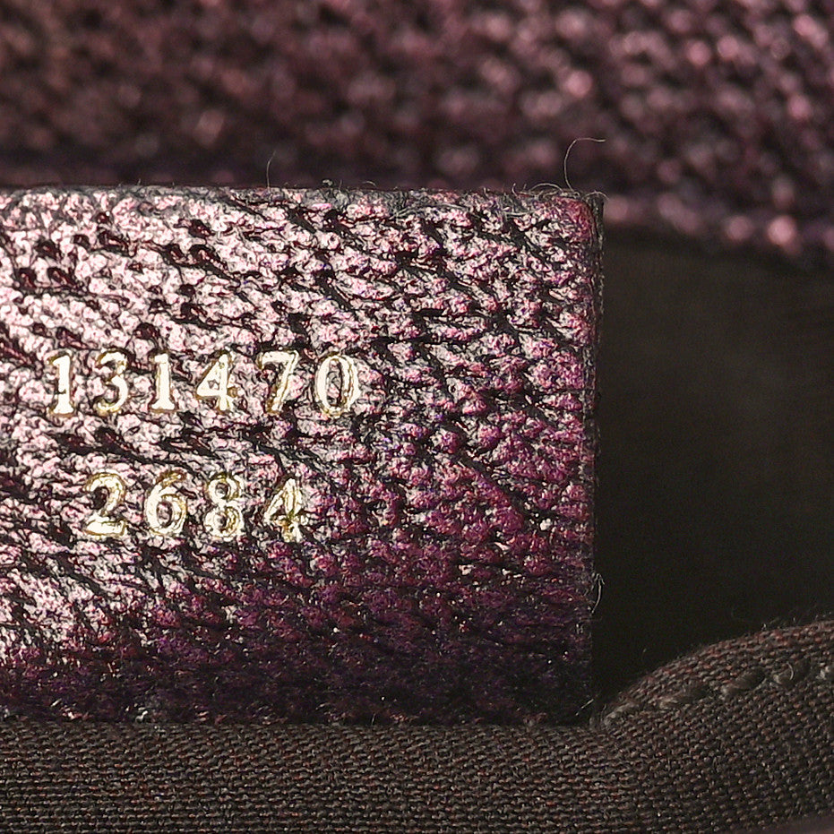 Monogram Small Horsebit Chain Clutch Purple