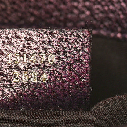 Gucci Monogram Small Horsebit Chain Clutch Purple 7 of 10