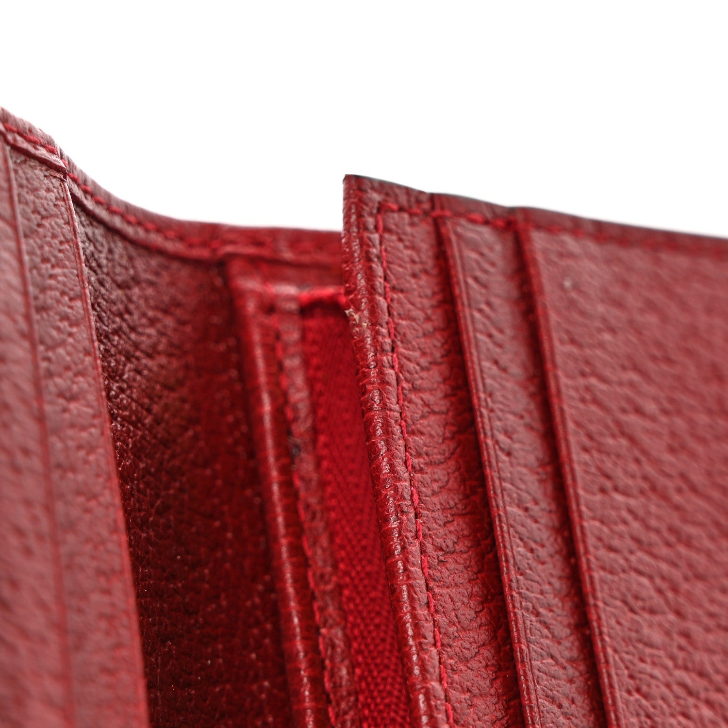 Gucci GG Supreme Monogram Flora Web Ophidia Card Case Red 8 of 10