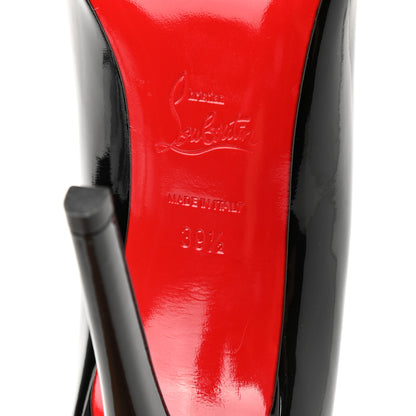 Christian Louboutin Patent Fifille 100 Pumps 39.5 Black 6 of 7
