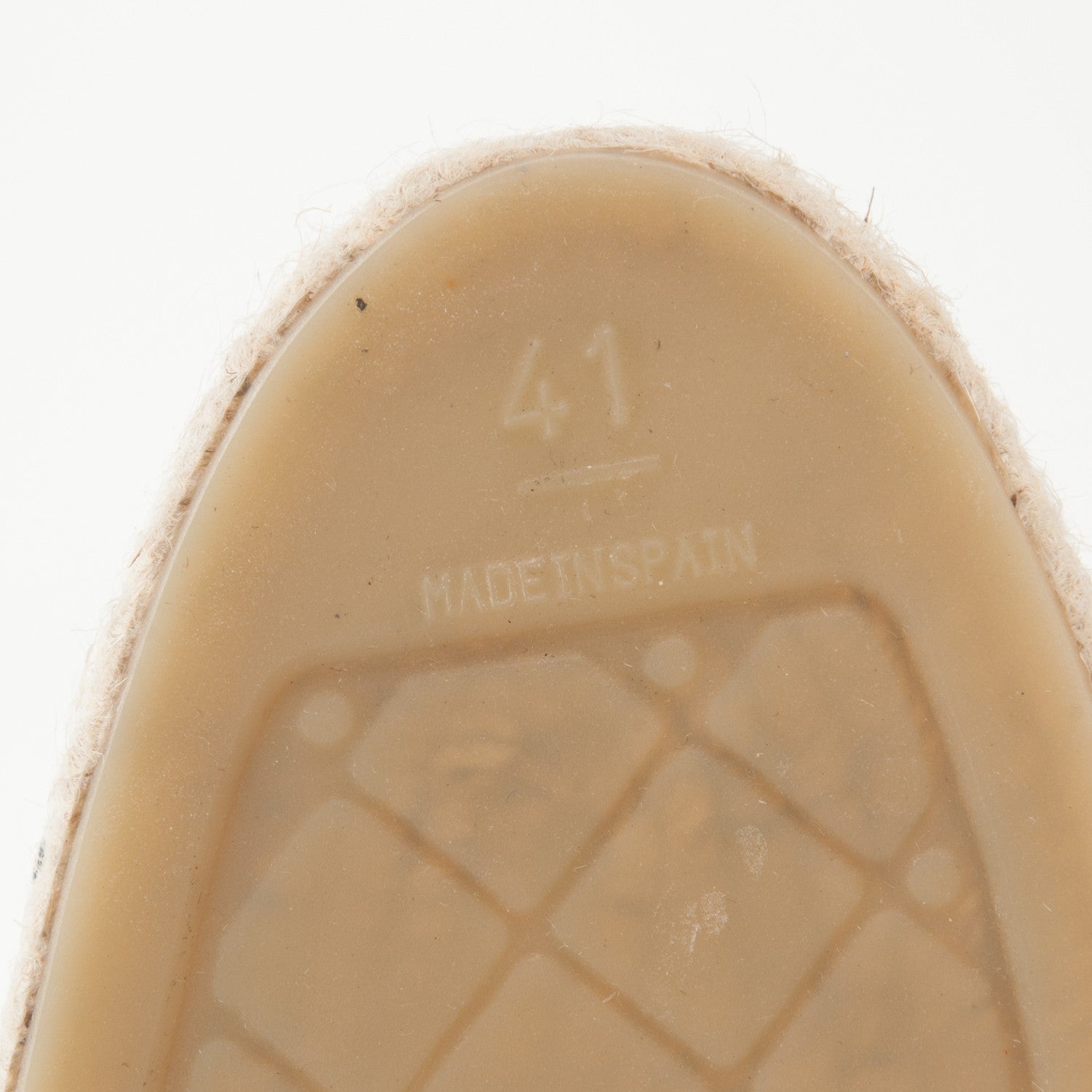 Chanel Lambskin CC Espadrilles 41 Beige Black 6 of 7