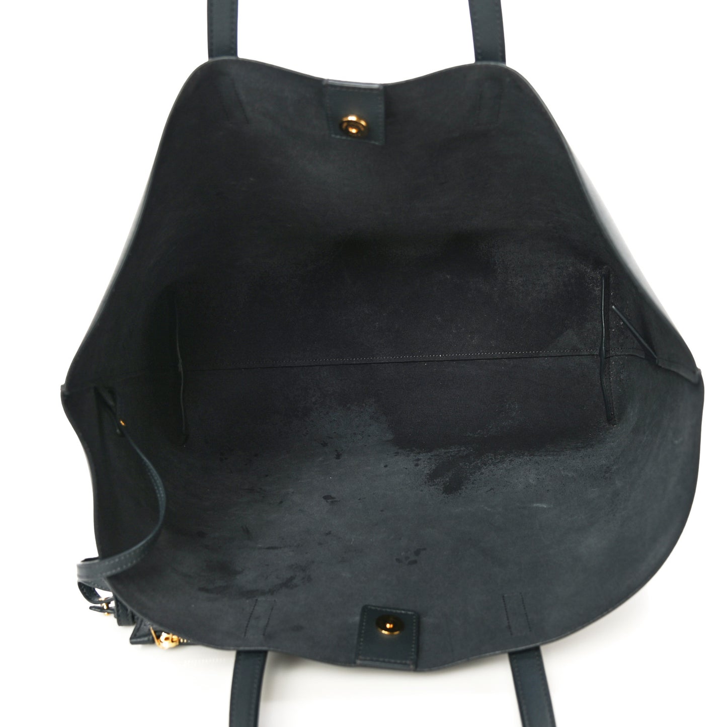 Calfskin Large Shopping Tote Dark Grey