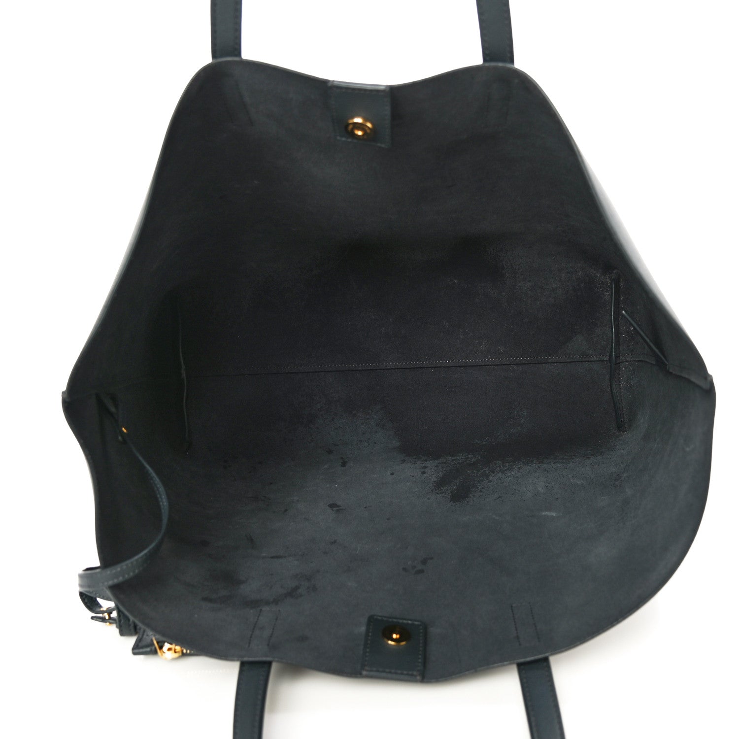 Saint Laurent Calfskin Large Shopping Tote Dark Grey 5 of 13