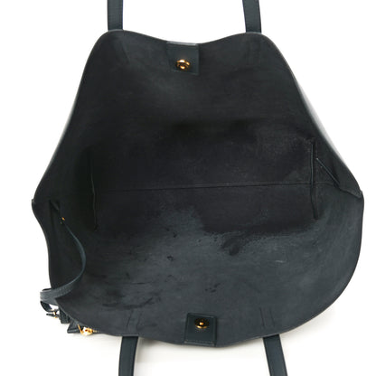 Saint Laurent Calfskin Large Shopping Tote Dark Grey 5 of 13