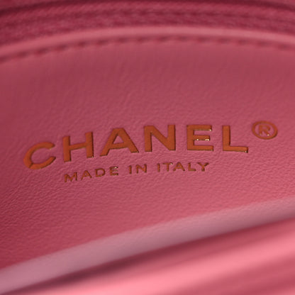 Chanel Caviar Quilted Extra Mini Coco Chain Handle Flap Pink 6 of 11