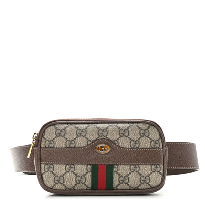 Gucci GG Supreme Monogram Ophidia Belted iPhone Case 85 34 Dark Brown 1 of 10
