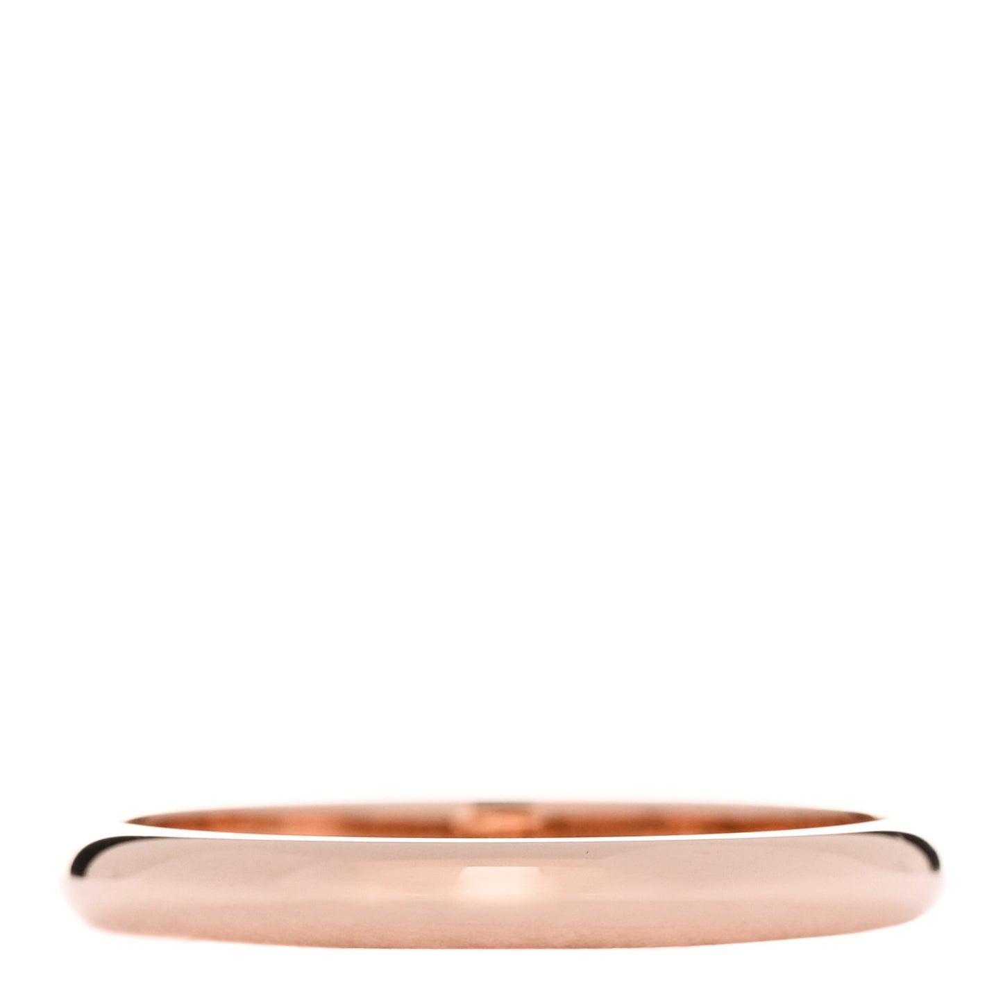 18K Pink Gold 2.5mm 1895 Wedding Band Ring 57 8