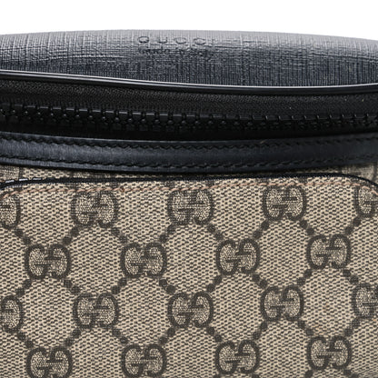 Gucci GG Supreme Monogram Belt Bag Black 7 of 9