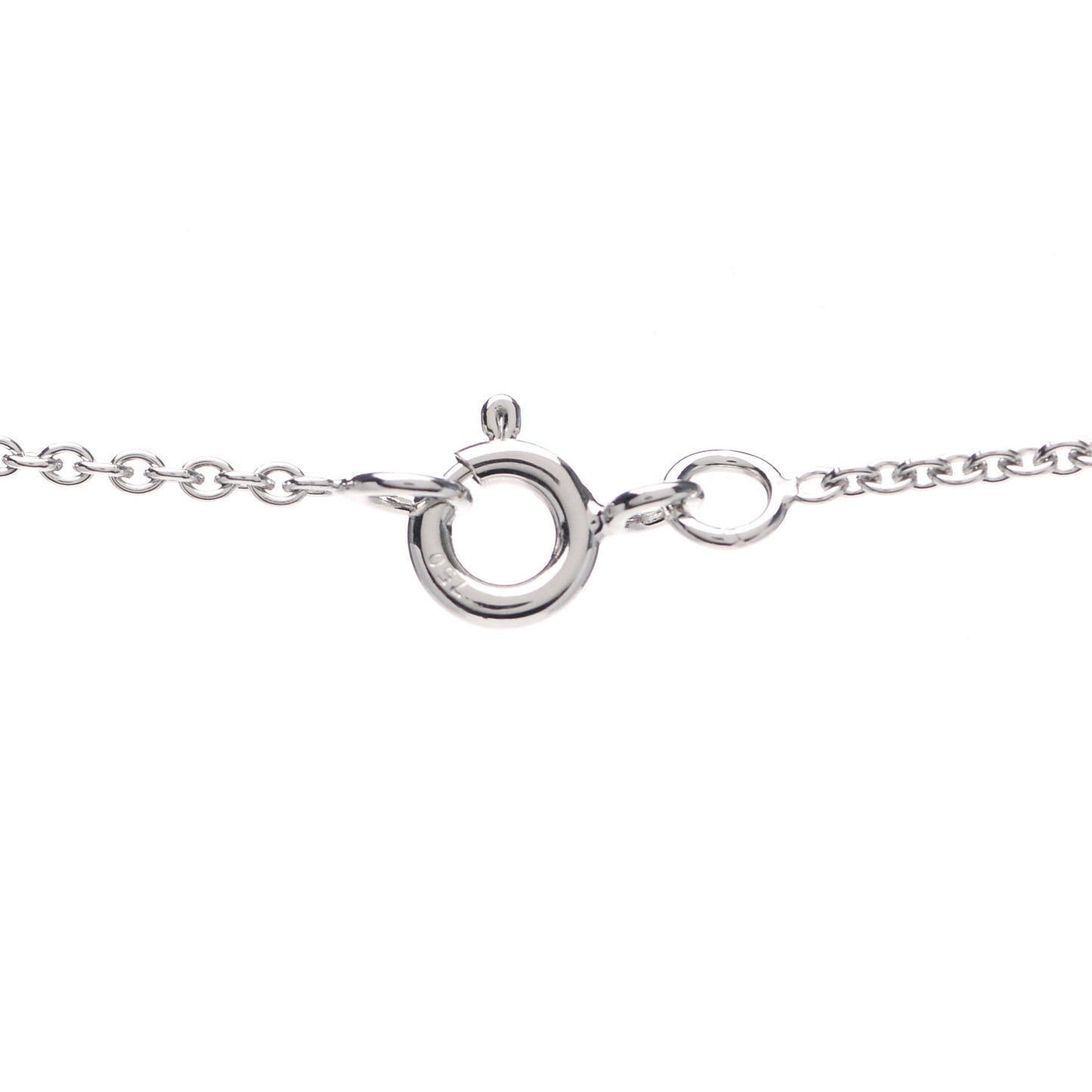 18K White Gold Diamond Finesse Pendant Necklace