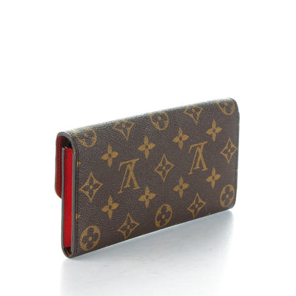 Louis Vuitton Monogram Emilie Wallet Piment 3 of 8