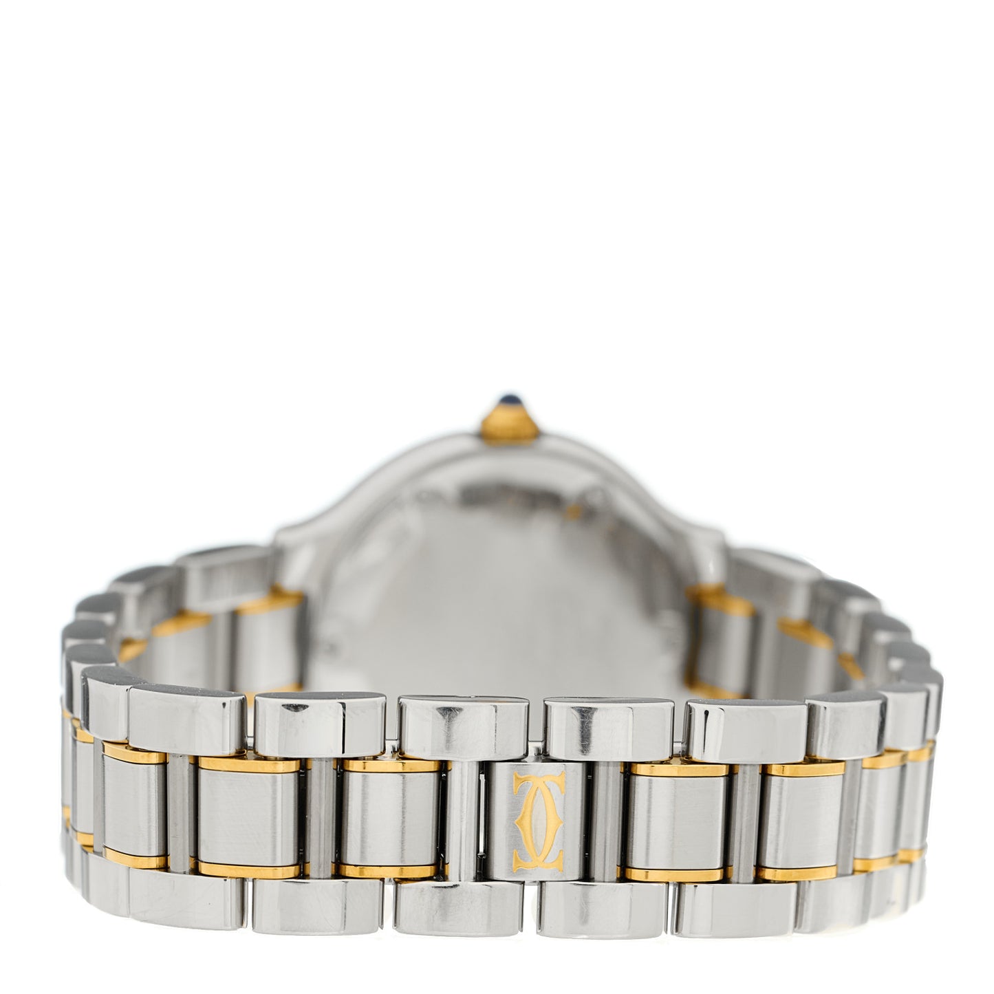 Stainless Steel 18K Yellow Gold 28mm Must de 21 Quartz Watch