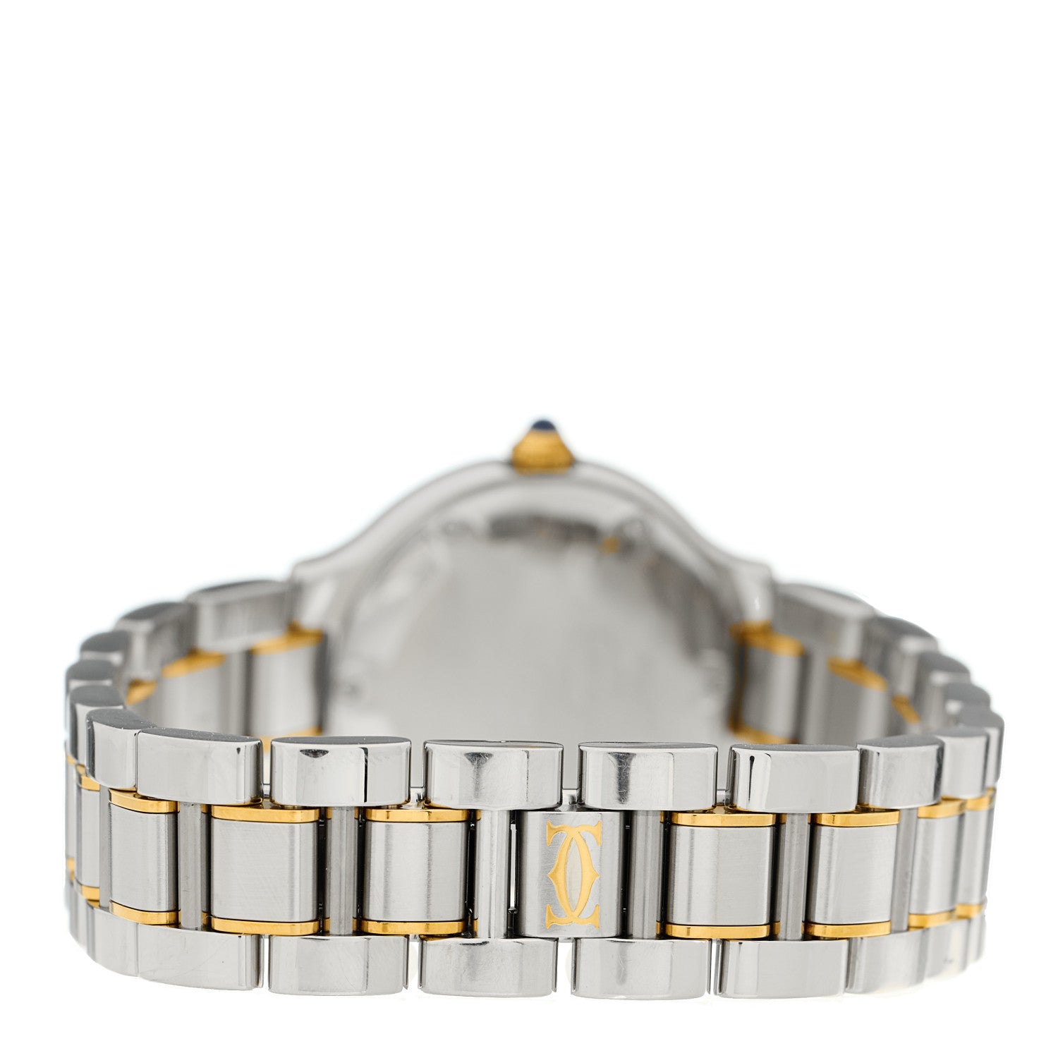 Cartier Stainless Steel 18K Yellow Gold 28mm Must de 21 Quartz Watch 3 of 4