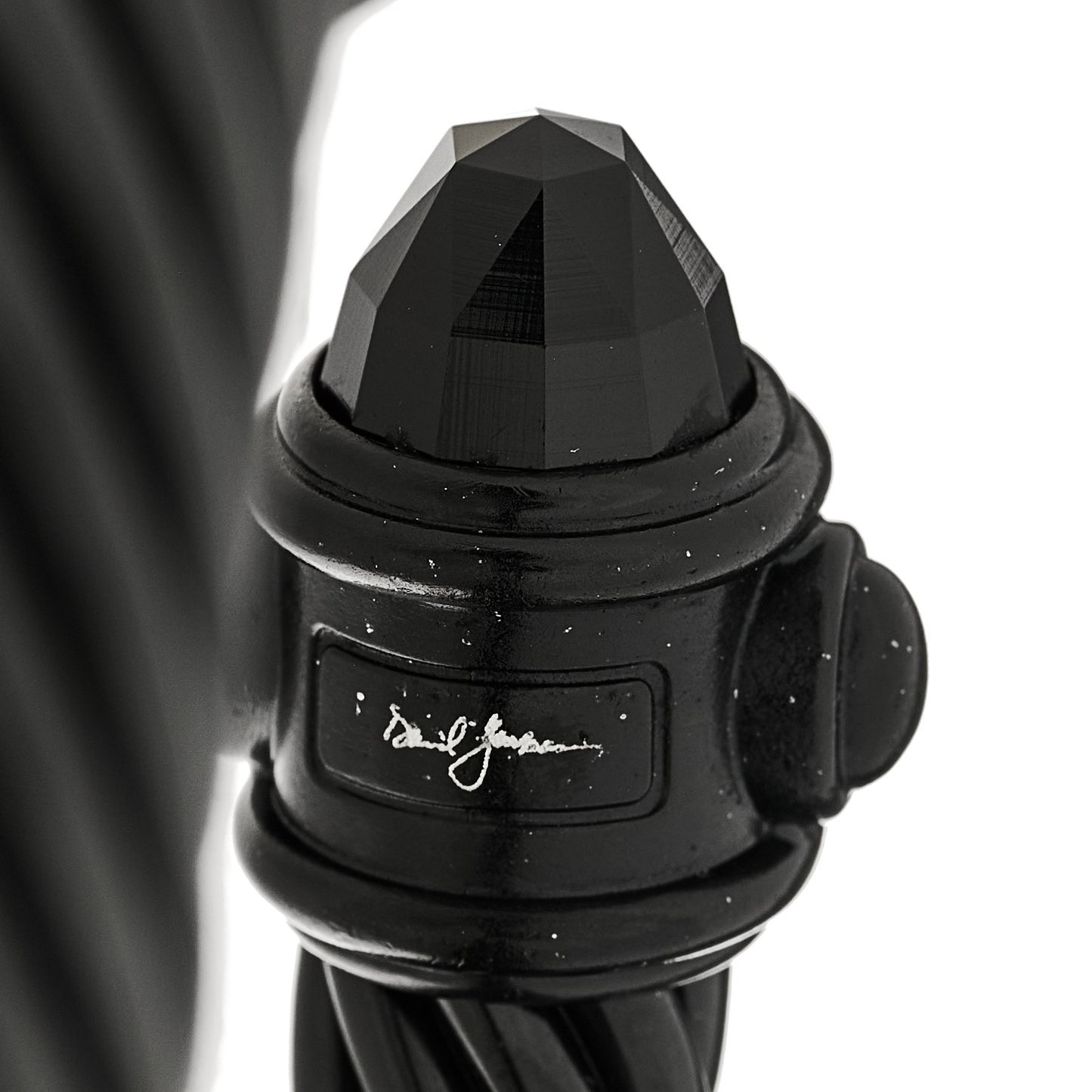 Aluminum 10mm Renaissance Cable Bracelet Black