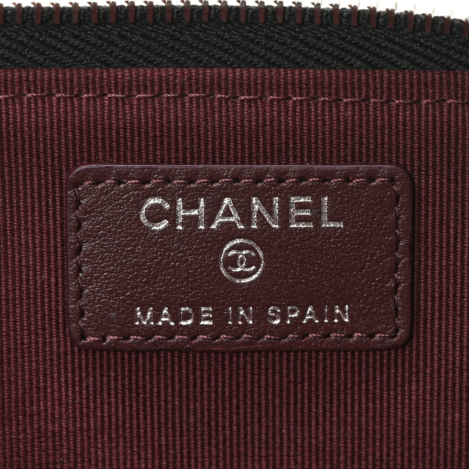 Chanel Caviar Quilted Zipped Key Holder Case Black 6 of 7