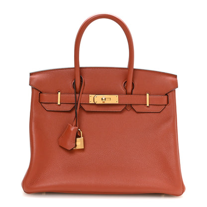 Hermes Taurillon Novillo Birkin 30 Cuivre 1 of 11