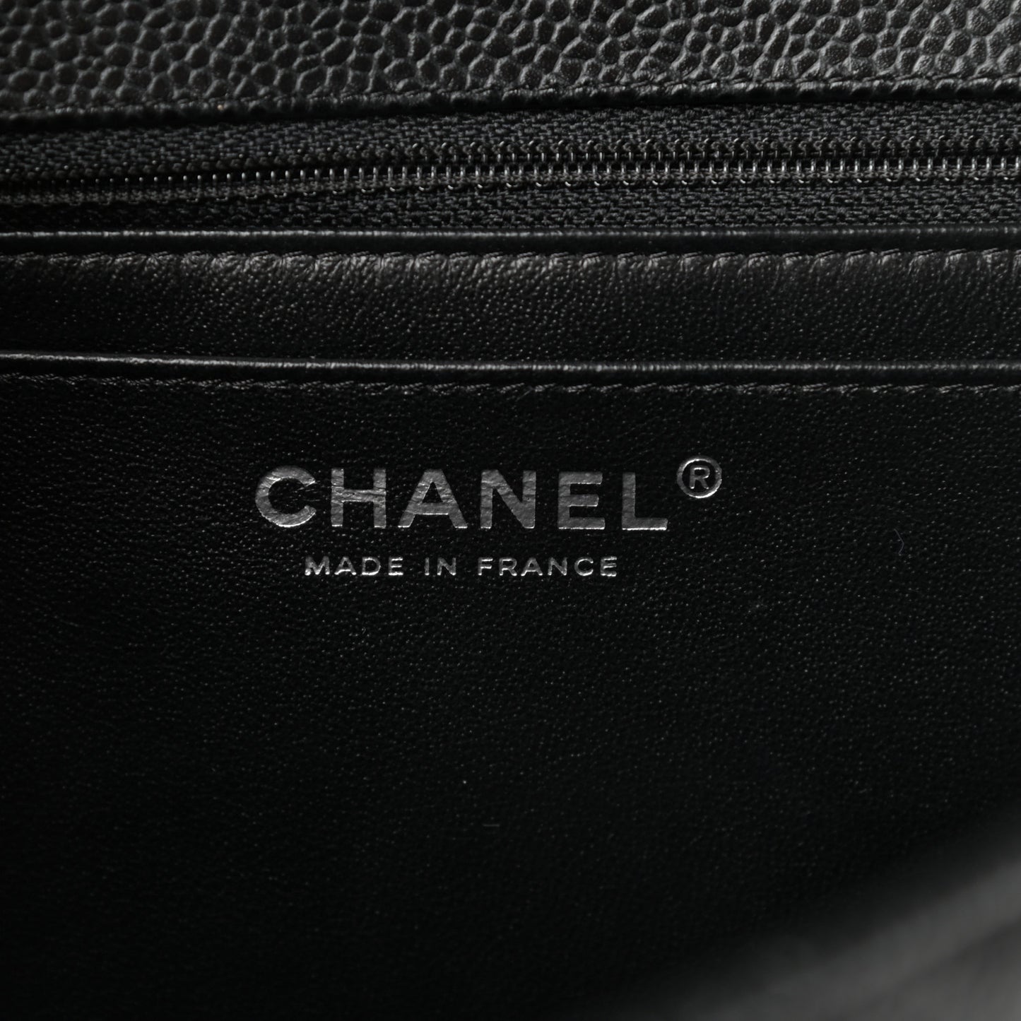 Caviar Quilted Jumbo Single Flap Black