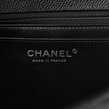Chanel Caviar Quilted Jumbo Single Flap Black 6 of 11