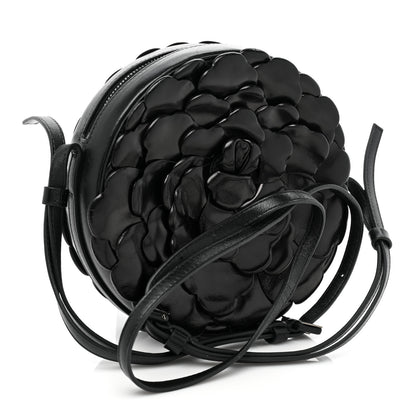 Valentino Garavani Nappa Atelier 03 Rose Edition Round Crossbody Bag Black 3 of 8