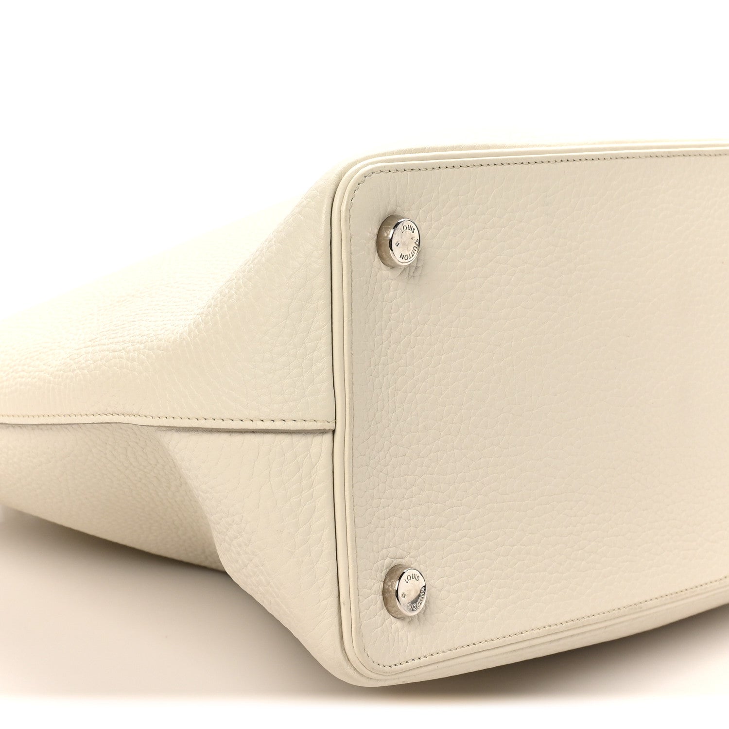 Louis Vuitton Veau Ecorce Haute Maroquinerie Lockit MM Ivory 8 of 9