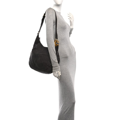 Gucci Guccissima Medium Charlotte Hobo Dark Brown 2 of 10