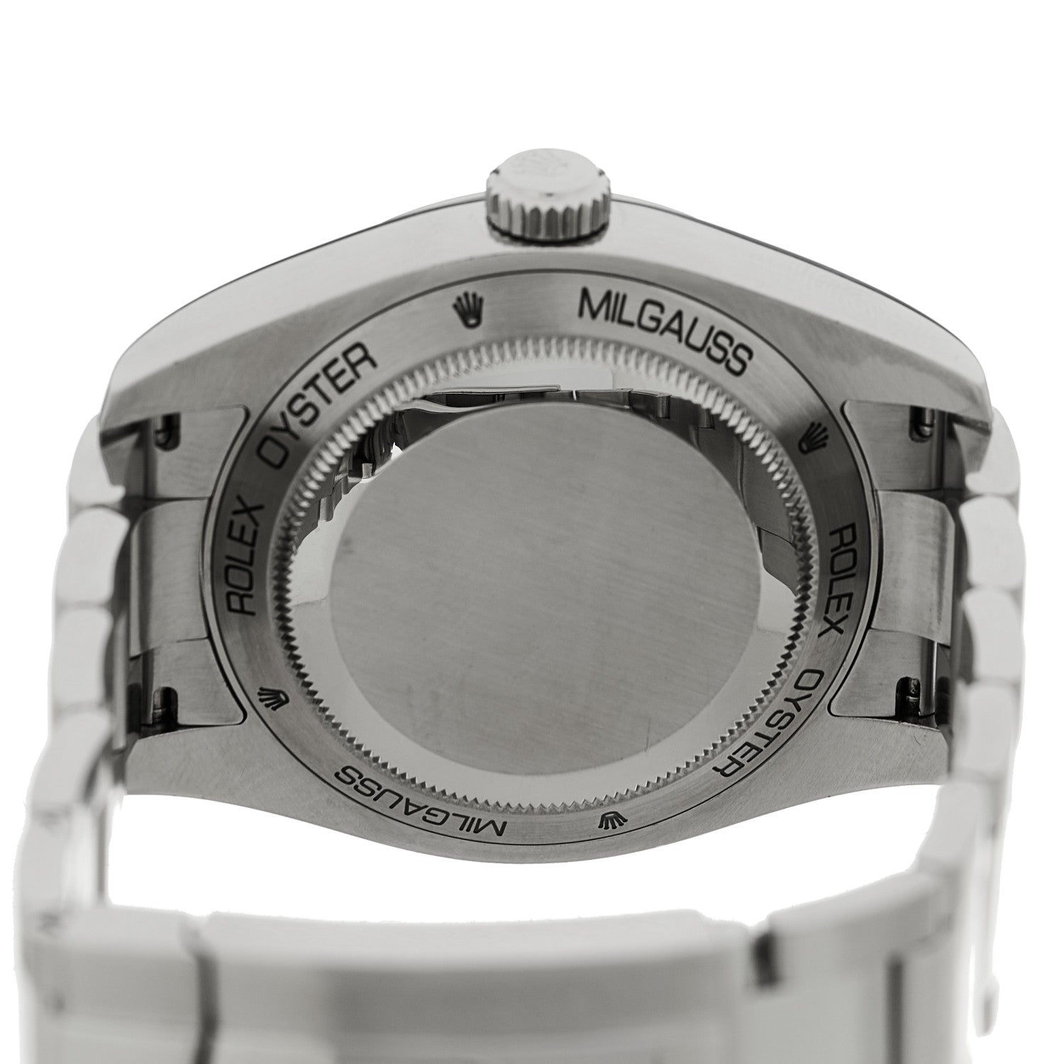 Rolex Stainless Steel 40mm Oyster Perpetual Milgauss Watch  White 116400 3 of 4