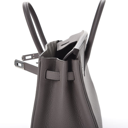 Hermes Togo Birkin 25 Etain 15 of 37