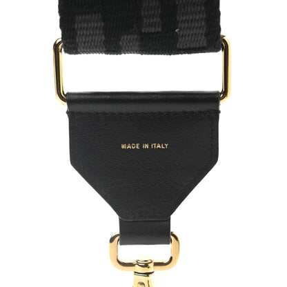 Fendi Ribbon Vitello Seta FF 1974 Adjustable Strap You Black 4 of 4