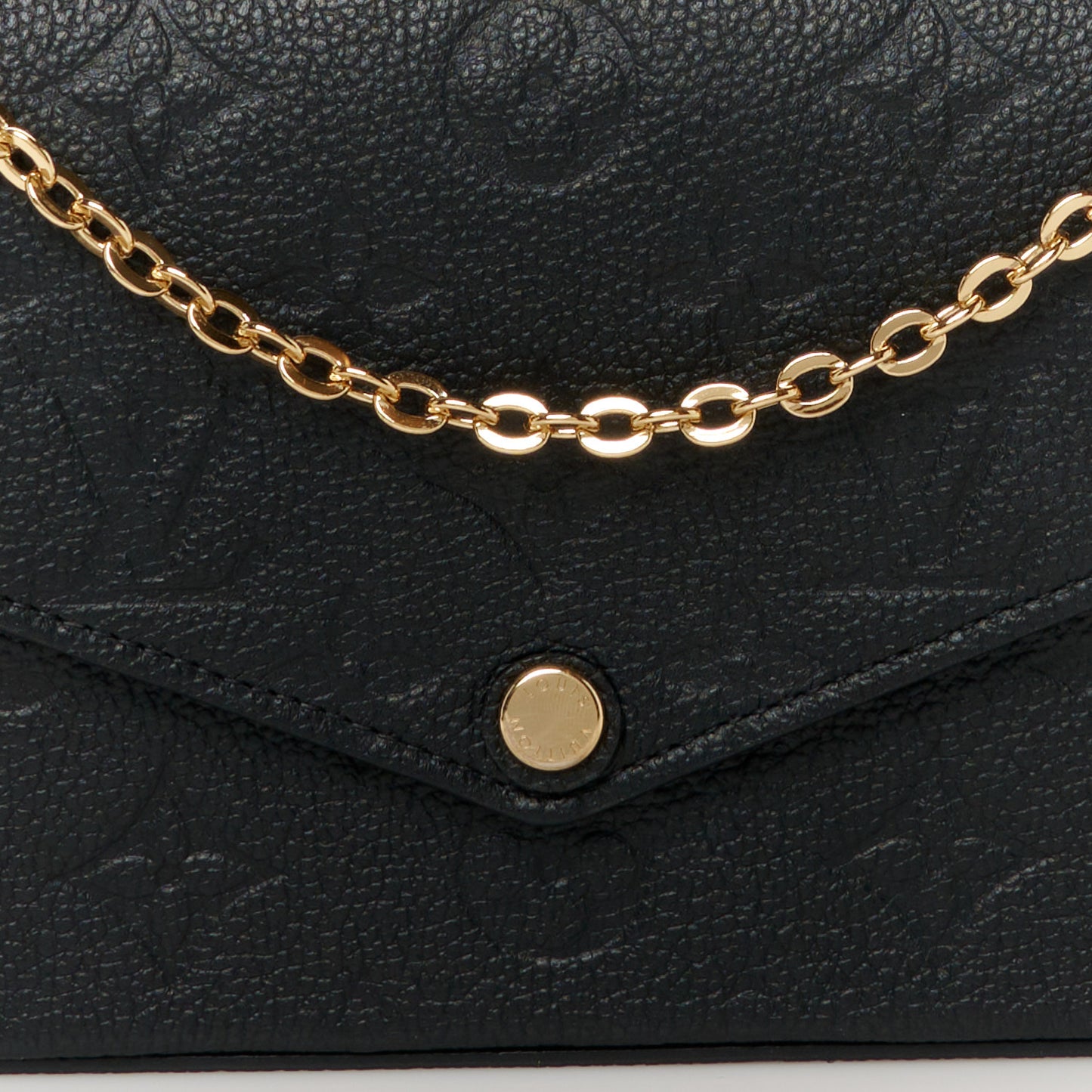 Empreinte Pochette Felicie Chain Wallet Black