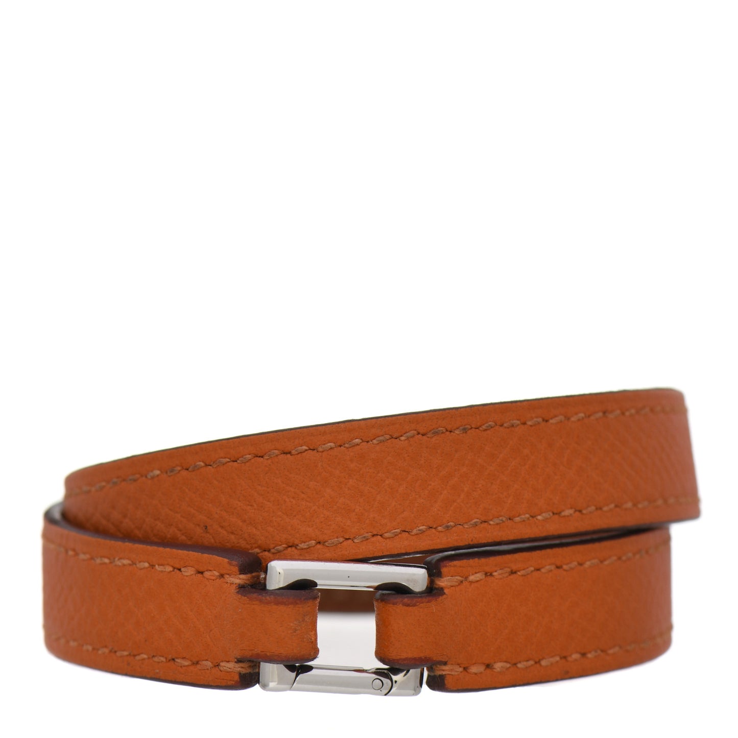 Epsom Rivale Double Tour Bracelet M Orange