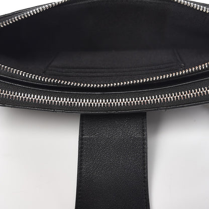 Chanel Caviar Quilted CC Box Clutch With Chain Black 8 of 13