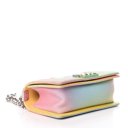 Chanel Caviar Quilted Small Cuba Rainbow Boy Flap Multicolor 4 of 9
