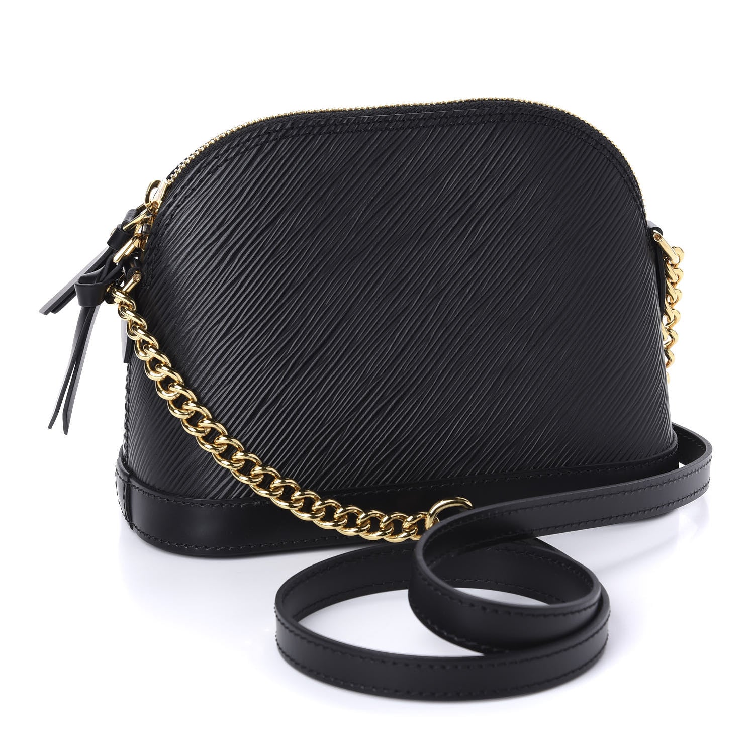 Louis Vuitton Epi Alma Mini Black 3 of 10