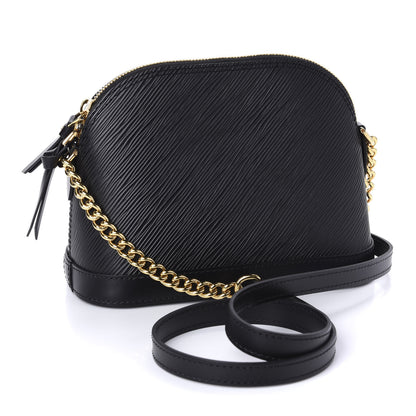 Louis Vuitton Epi Alma Mini Black 3 of 10