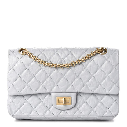 Chanel Aged Calfskin Quilted 2.55 Reissue 225 Flap Grey 1 of 11