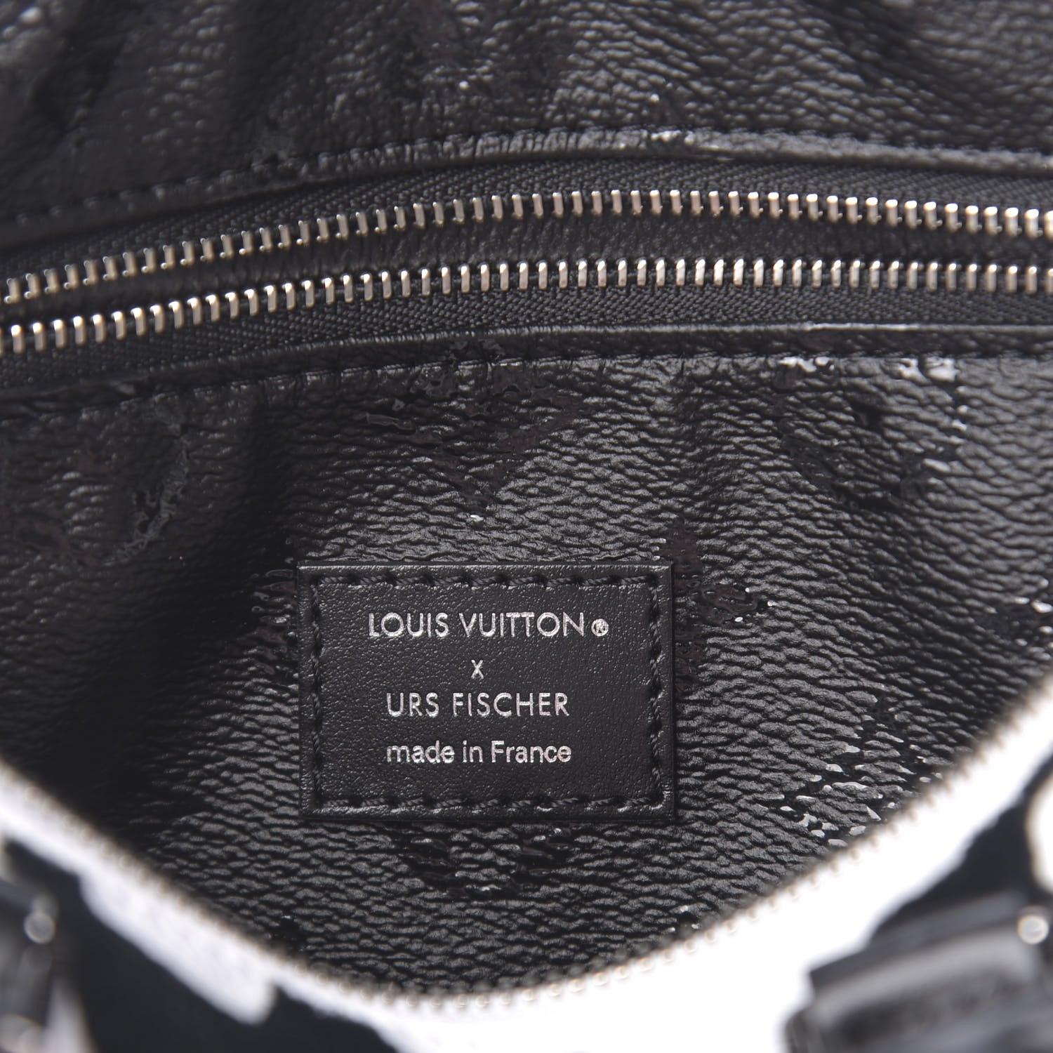 Louis Vuitton X UF Tufted Monogram Speedy Bandouliere 25 White Black 7 of 12