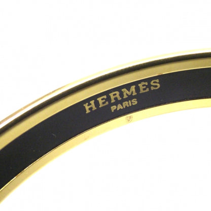 Hermes Enamel Narrow Bracelet Orange 4 of 5
