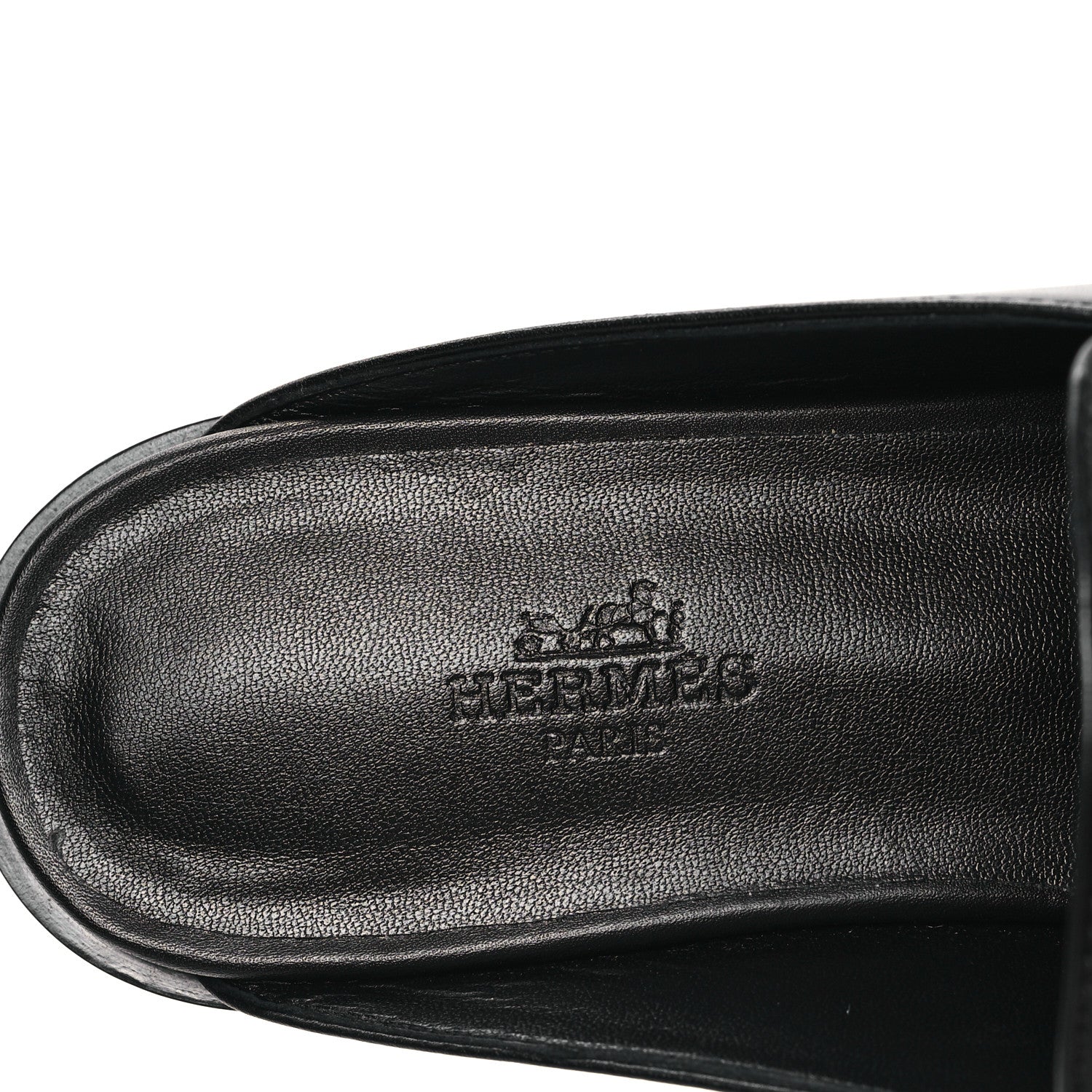 Hermes Calfskin Iota Mules 37 Black 7 of 9