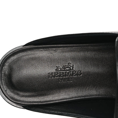Hermes Calfskin Iota Mules 37 Black 7 of 9