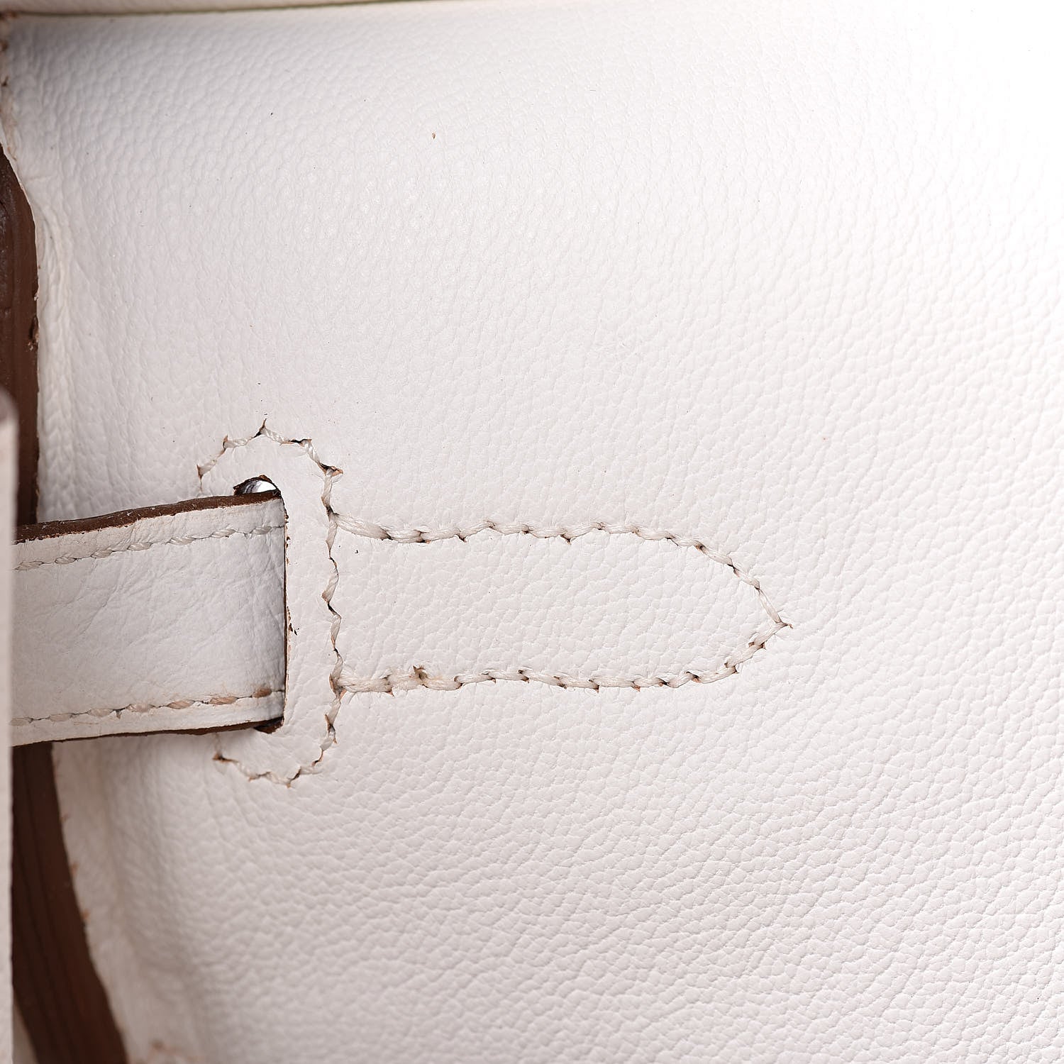Hermes Togo Casaque Birkin 40 Sanguine White 8 of 31