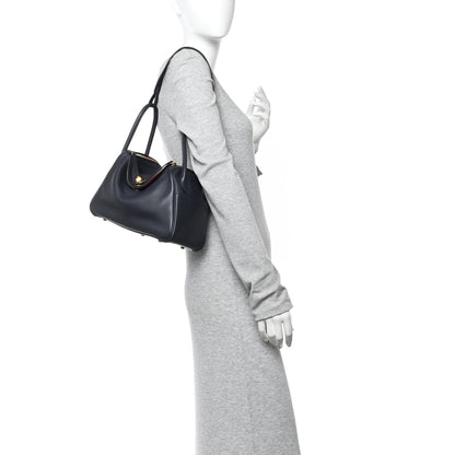 Hermes Swift Verso Lindy 26 Bleu Indigo Orange Poppy 3 of 10
