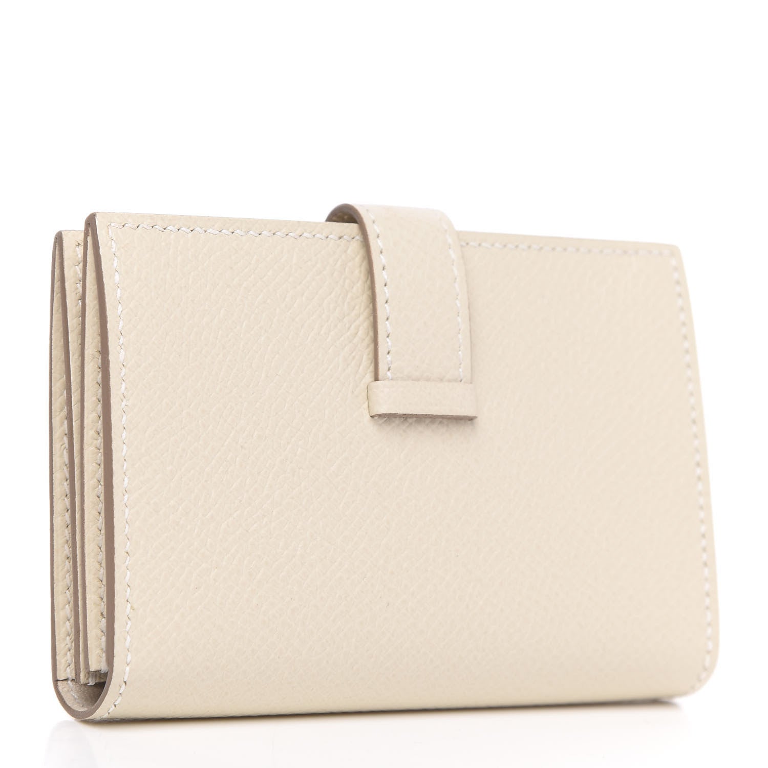 Hermes Epsom Bearn Card Holder Wallet Craie 3 of 8