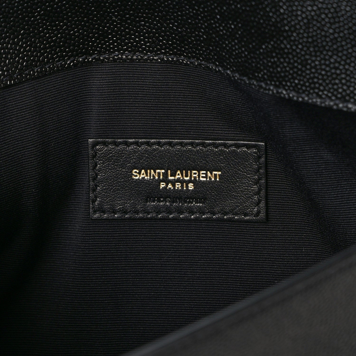 Saint Laurent Grain De Poudre Uptown Pouch Black 6 of 8