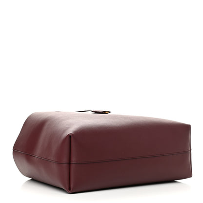 Saint Laurent Calfskin Large Shopping Tote Bordeaux 5 of 12