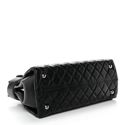 Chanel Lambskin Quilted Small Coco Loop Tote Black 4 of 11