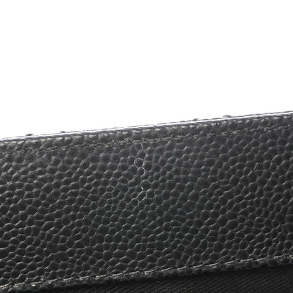 Chanel Caviar Quilted CC Large Clutch Black 8 of 9