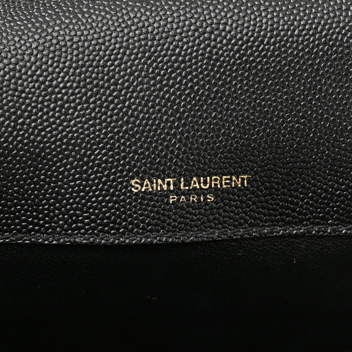 Grain De Poudre Matelasse Monogram Medium Vicky Chain Bag Black