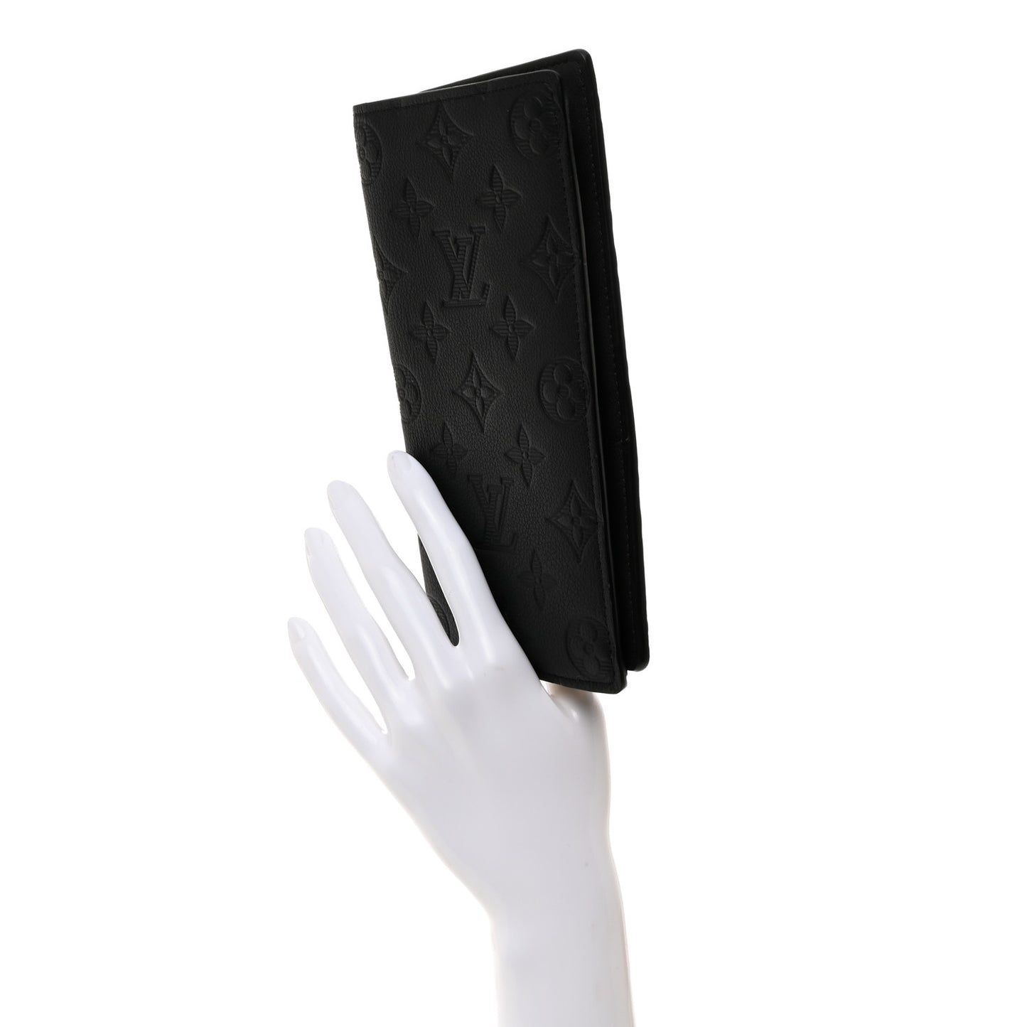 Calfskin Monogram Shadow Brazza Wallet Black