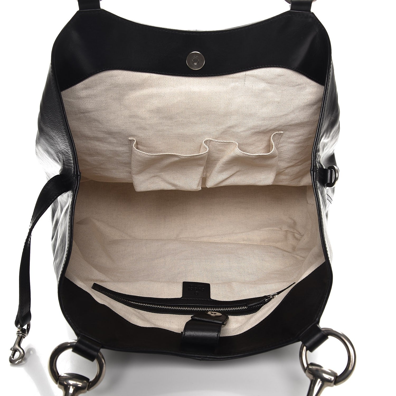 Gucci Soft Calfskin Icon Hobo Black 5 of 9